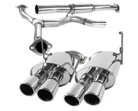 Spec-D T-304 Stainless Steel N1 Style Dual Catback Exhaust System Subaru Impreza WRX | STI 2008-2014