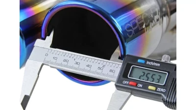 Spec-D Dual Catback Exhaust System (Burnt Quad Tip) Subaru Impreza WRX | STi 2008-2014                                     - MFCAT3-WRX084QT-SD - Image 5