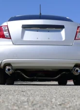 Spec-D T-304 Stainless Steel N1 Style Dual Catback Exhaust System w/ Burn Quad Tips Subaru Impreza WRX | STI 2008-2014                                     - MFCAT3-WRX084T-SD - Image 9