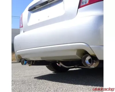 Spec-D T-304 Stainless Steel N1 Style Dual Catback Exhaust System w/ Burn Quad Tips Subaru Impreza WRX | STI 2008-2014 - MFCAT3-WRX084T-SD