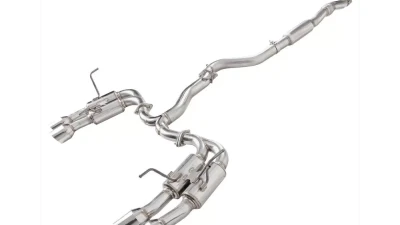 Spec-D 4" Quad Tip Stainless Steel Catback Exhaust System  Subaru WRX | STI 2015-2022                                     - MFCAT3-WRX15Q - Image 10