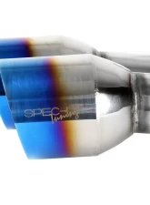 Spec-D T-304 Stainless Steel N1 Style Catback Exhaust System 4" Quad Tip w/ Burn Tip Subaru WRX | STI 2015-2022                                     - MFCAT3-WRX15QT-SD - Image 5