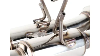 Spec-D 4" Quad Tip Stainless Steel Catback Exhaust System w/ Burnt Tip Subaru WRX | STI 2015-2022                                     - MFCAT3-WRX15QT-SD - Image 6