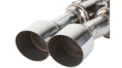 Spec-D 4" Quad Tip Stainless Steel Catback Exhaust System  Subaru WRX | STI 2015-2022                                     - MFCAT3-WRX15Q - Image 4