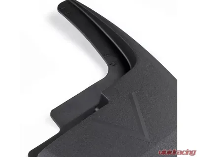 Spec-D Black ABS Front & Rear Mud Flap Splash Guards (Models w/ OEM Wheel Lip Moldings) Ford F-150 2015-2018 - MUD-F15015B-MP