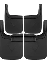 Spec-D Black ABS Front & Rear Mud Flap Splash Guards (Models w/o OEM Wheel Lip Moldings) Ford F-250 | F-350 2017-2018                                     - MUD-F25017A-MP - Image 9