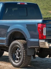 Spec-D Black ABS Front & Rear Mud Flap Splash Guards (Models w/o OEM Wheel Lip Moldings) Ford F-250 | F-350 2017-2018                                     - MUD-F25017A-MP - Image 9