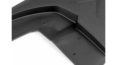 Spec-D Black ABS Front & Rear Mud Flap Splash Guards (Models w/ OEM Wheel Lip Moldings) Dodge Ram 2009-2021                                     - MUD-RAM09B-MP - Image 6