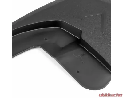 Spec-D Black ABS Front & Rear Mud Flap Splash Guards (Models w/ OEM Wheel Lip Moldings) Dodge Ram 2009-2021 - MUD-RAM09B-MP