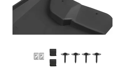 Spec-D Black ABS Front & Rear Mud Flap Splash Guards (Models w/ OEM Wheel Lip Moldings) Dodge Ram 2009-2021                                     - MUD-RAM09B-MP - Image 7