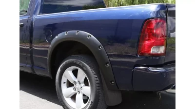 Spec-D Black ABS Front & Rear Mud Flap Splash Guards (Models w/ OEM Wheel Lip Moldings) Dodge Ram 2009-2021                                     - MUD-RAM09B-MP - Image 9