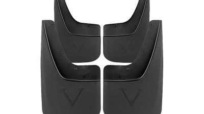 Spec-D ABS Front & Rear Mud Flap Splash Guards (Single Rear Wheel Models Only) GMC Sierra 2014-2018                                     - MUD-SIE14-MP - Image 9