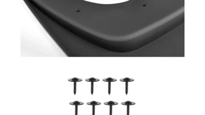 Spec-D ABS Front & Rear Mud Flap Splash Guards (Single Rear Wheel Models Only) GMC Sierra 2014-2018                                     - MUD-SIE14-MP - Image 7