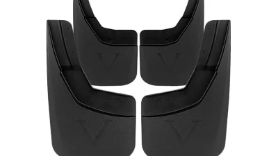 Spec-D ABS Front & Rear Mud Flap Splash Guards (Models w/out Fender Flares & Single Rear Wheel) Chevrolet Silverado 2014-2018                                     - MUD-SIV14A-MP - Image 9