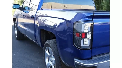 Spec-D ABS Front & Rear Mud Flap Splash Guards (Models w/out Fender Flares & Single Rear Wheel) Chevrolet Silverado 2014-2018                                     - MUD-SIV14A-MP - Image 9