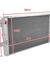 Spec-D 3-Row Aluminum Performance Radiator Chevrolet | GMC 2001-2005                                     - RAD2-DMAX01 - Image 3