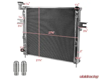 Spec-D 2-Row Aluminum Performance Radiator Jeep Grand Cherokee 1999-2004 - RAD2-GKEE99