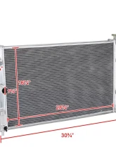 Spec-D 2-Row Aluminum Performance Radiator Pontiac GTO 2005-2006                                     - RAD2-GTO05 - Image 3