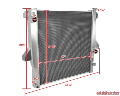 Spec-D 2-Row Aluminum Performance Radiator Dodge RAM2500 | 3500 2003-2009 - RAD2-RAM3503