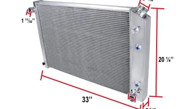Spec-D Aluminum 3-Row Performance Radiator Chevrolet | GMC 1973-1991                                     - RAD3-BLZ73 - Image 2