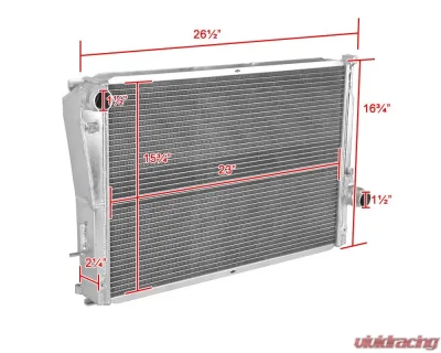 Spec-D 3-Row Aluminum Performance Radiator BMW M3 E46 2001-2006 - RAD3-E4699