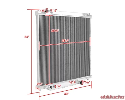 Spec-D 2-Row Aluminum Performance Radiator Ford Excursion | F-Series 2003-2007 - RAD3-F25003