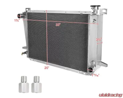 Spec-D 3-Row Aluminum Performance Radiator Ford Bronco | F-Series 1985-1997 - RAD3-FPIK85