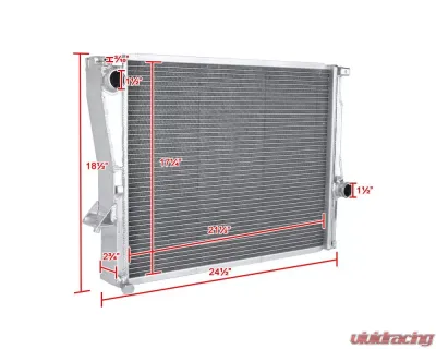 Spec-D 2-Row Aluminum Performance Radiator BMW E36 Z3 1998-2002 - RAD3-Z398