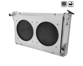 Spec-D 3-Row Radiator w/ Dual Fan Shroud Chevrolet | Pontiac 1982-1992