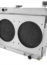 Spec-D 3-Row Radiator w/ Dual Fan Shroud  Chevrolet 1963-1968                                     - RAD3F-IPA63V8 - Image 10