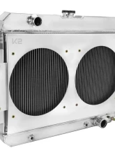 Spec-D 3-Row Radiator w/ Dual Fan Shroud  Chevrolet 1963-1968                                     - RAD3F-IPA63V8 - Image 10