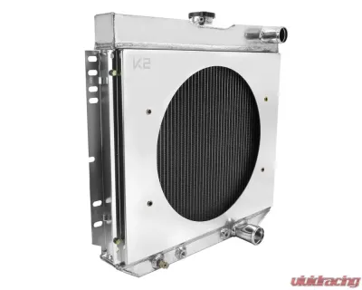 Spec-D 3-Row Radiator w/ Fan Shroud Design Ford | Mercury 1963-1970 - RAD3F-MST67P20