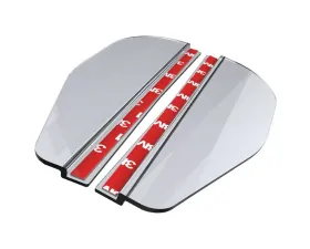 Spec-D Universal 2pc Clear PVC Plastic Side Mirror Visors
