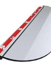Spec-D Universal 2pc Clear PVC Plastic Side Mirror Visors                                     - RMMV-UNVC - Image 2