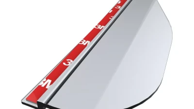 Spec-D Universal Clear PVC Plastic Side Mirror Visors - 2PC                                     - RMMV-UNVC - Image 2