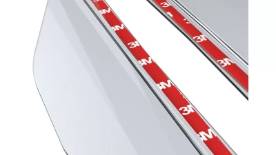 Spec-D Universal Clear PVC Plastic Side Mirror Visors - 2PC                                     - RMMV-UNVC - Image 6