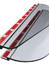 Spec-D Universal 2pc Clear PVC Plastic Side Mirror Visors                                     - RMMV-UNVC - Image 10