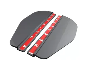 Spec-D Universal 2pc Smoke PVC Plastic Side Mirror Visors