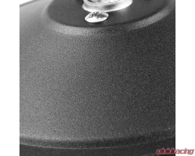 Spec-D Black Stainless Steel Quick Release Round Side Mirrors Jeep Wrangler 1997-2018 - RMQ-WRG07BK-A-FY
