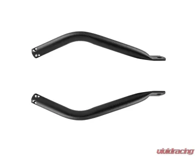 Spec-D Black Stainless Steel Quick Release Round Side Mirrors Jeep Wrangler 1997-2018 - RMQ-WRG07BK-A-FY