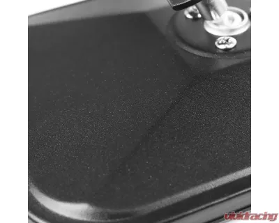 Spec-D Black Stainless Steel Quick Release Square Side Mirrors Jeep Wrangler 1997-2018 - RMQ-WRG07BK-FY