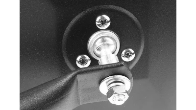 Spec-D Quick Release Black Stainless Steel Square Side Mirrors Jeep Wrangler 1997-2018                                     - RMQ-WRG07BK-FY - Image 5