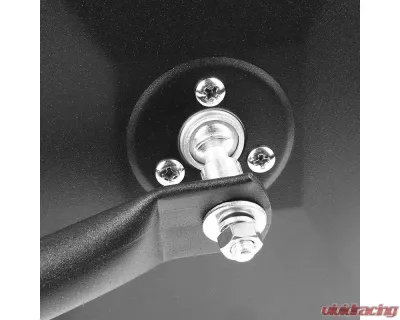 Spec-D Black Stainless Steel Quick Release Square Side Mirrors Jeep Wrangler 1997-2018 - RMQ-WRG07BK-FY