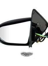 Spec-D Black Power Spoon Sport Mirrors Honda Civic 1992-1995                                     - RMS-CV923-P - Image 3