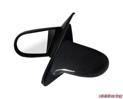 Spec-D Carbon Fiber Shell Manual Adjustable Spoon Sport Mirrors Honda Civic 1992-1995 - RMS-CV923CF-M