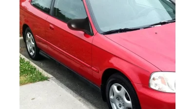 Spec-D Black Manual Adjustable S Sport Mirrors Honda Civic 1996-2000                                     - RMS-CV963-M - Image 4