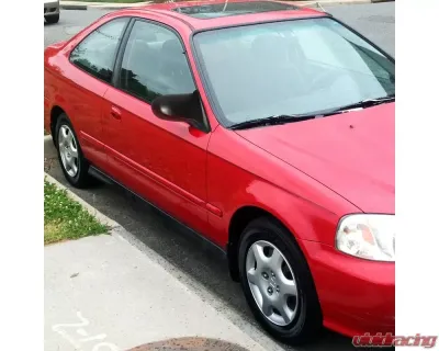 Spec-D Black Manual Adjustable S Sport Mirrors Honda Civic 1996-2000 - RMS-CV963-M