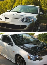 Spec-D Carbon Fiber Shell Power Spoon Mirrors Acura RSX 2002-2006                                     - RMS-RSX02CF-P - Image 9