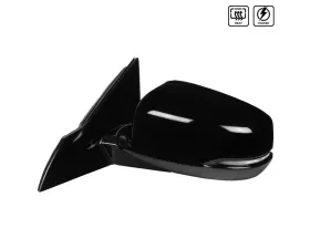 Spec-D Glossy Black Side Mirror w/ LED Turn Signal Light - Driver Side Honda Accord 2013-2017
