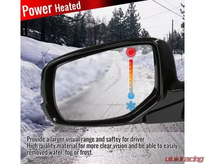 Spec-D Glossy Black Side Mirror w/ LED Turn Signal Light - Driver Side Honda Accord 2013-2017 - RMV-ACD14HP7-B-MP-L